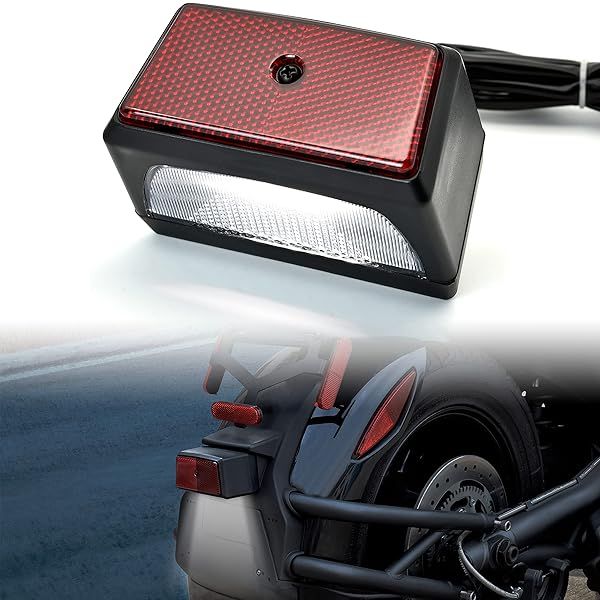 SAUTVS LED License Plate Light for Can-Am Spyder F3 - Bright, Easy Install, Replace #710003348