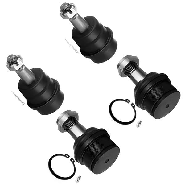 SCITOO 4pcs 4WD Front Suspension Kit Lower Upper Ball Joint for 1994-1999 Dodge Ram 1500 2500