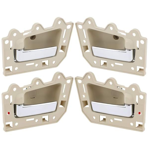 SCITOO Interior Door Handles Replacement for 2005-2011 Jeep Grand Cherokee Beige 4pcs Left Right Side