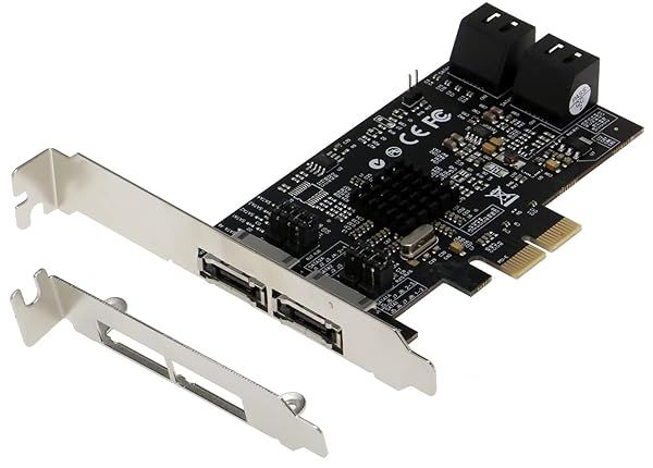 SEDNA 4 Port PCI Express 2.0 SATA III 6Gbps RAID Controller Card with HyperDuo SSD Tiering for RAID 0 1 10