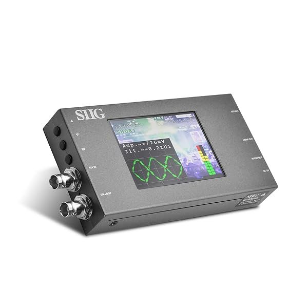 SIIG SDI to HDMI Converter with Scaler & Loop-Out - 1080p, Audio, ESD Protection, TAA Compliant