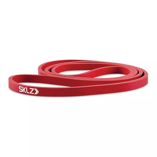 SKLZ Professional Strength Training Resistance Band - 40-Inch Medium Red for Effective Workouts