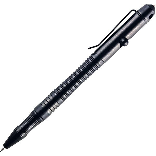 SMOOTHERPRO Bolt Action Pen - Durable Stainless Steel Clip, EDC & Office Use, Compatible with Pilot G2 Refill - Black (TG205)