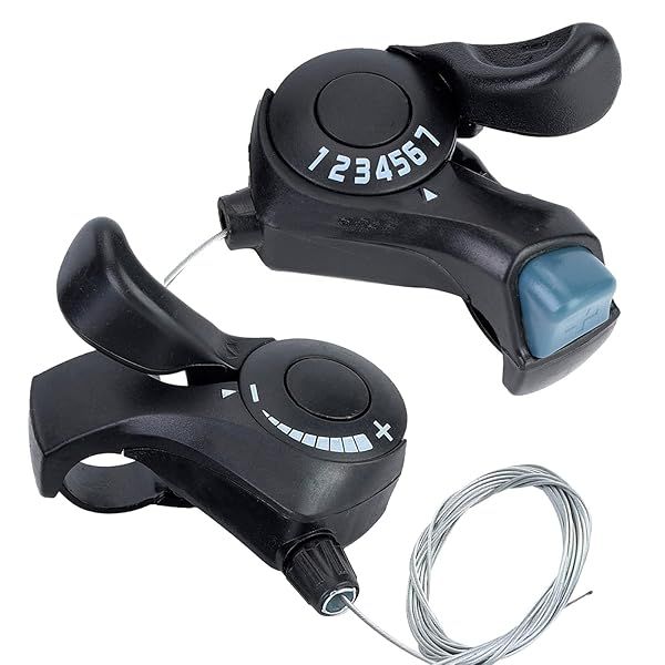 SOONHUA TX-30 Bike Speed Shifter: 3X7 Right Thumb Gear Shifter for Mountain & Road Bikes with Gear Indicator