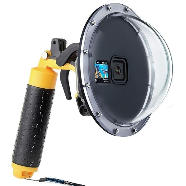 SOONSUN Dome Port for GoPro Hero 13-9: 147ft Underwater Lens & Waterproof Case for Stunning Underwater Photography