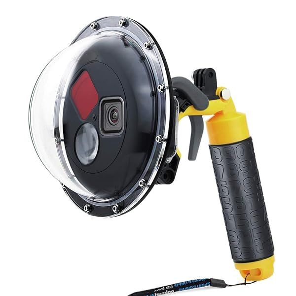 SOONSUN Dome Port for GoPro Hero 9-13: Underwater Lens with Red Filter & Macro Filter for Stunning Shots