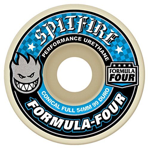 Buy SPITFIRE F4 Conical Wheels 54mm 99D - Set of 4 for Ultimate Skate Performance