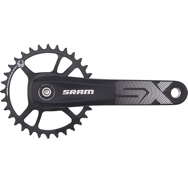 SRAM SX Eagle Crankset 175mm - 12-Speed, 32t, Direct Mount, Power Spline, Black - Upgrade Your Bike Today!