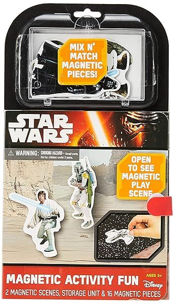 STAR WARS Magnetic Activity Fun Play Set: Ultimate Creative Play for Fans of All Ages