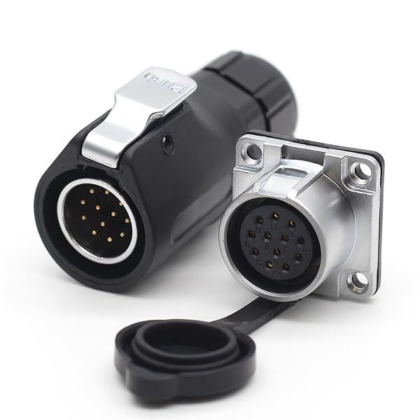 Buy SZJELEN XHP20 12Pin Industrial Power Cable Connector - Bulkhead Plug & Socket for AC/DC, Solar Charge Applications