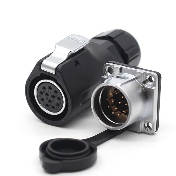 SZJELEN XHP20 12Pin Waterproof Connector for LED, RV, Solar - Durable AC/DC Signal Plug & Socket