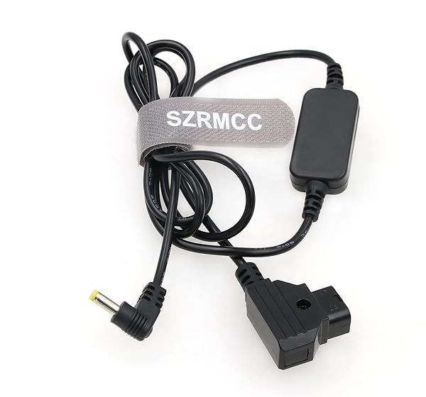 SZRMCC D-tap to DC 8.4V Power Cable for Canon C100 mk2 Right Angle Connector