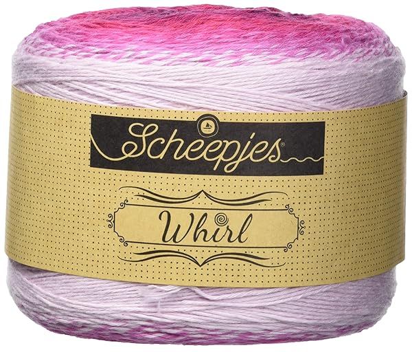 Shop Scheepjes Yarn Whirl Ombre - 1111 Yards of Soft Cotton-Acrylic Blend for Knitting & Crocheting (Forbidden Fuchsia)