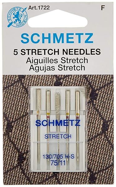 Buy Schmetz Stretch Machine Needles 11/75 - Perfect for Knits & Stretch Fabrics