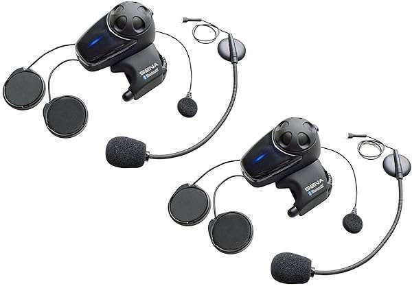Buy Sena SMH10D-11 Motorcycle Bluetooth Headset & Intercom with Universal Microphone Kit - Dual Connectivity