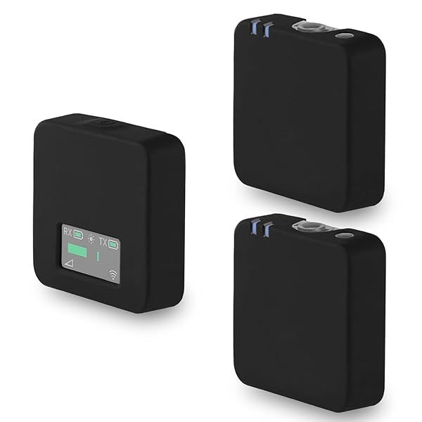 Silicone Protect Case for RODE Wireless GO I & II Microphones - Durable Cover for Ultimate Protection (Black)