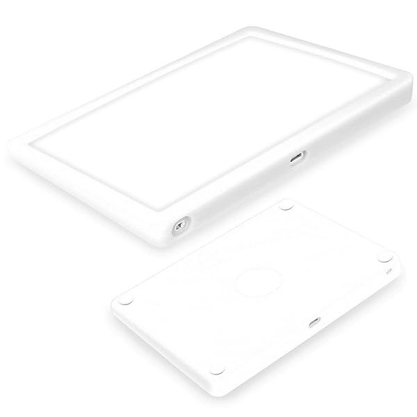 Premium Silicone Case for Magic Trackpad 2 | Anti-Dust, Washable, Wear-Resistant Cover for Apple Touchpad (White)