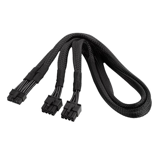 SilverStone Technology PP12-EPS 2 x EPS 8 Pin to 12 Pin Power Cable for 3rd Gen Modular PSUs SST-PP12-EPS