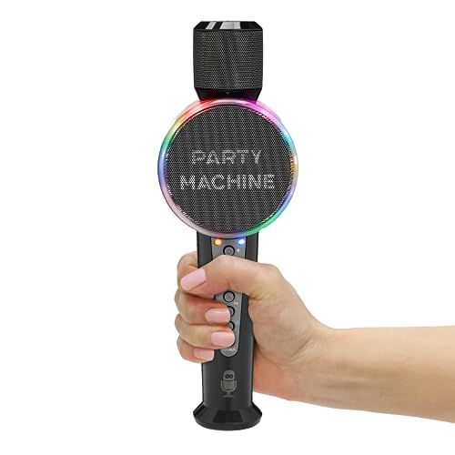 Wireless Karaoke Microphone for Kids & Adults - Portable Bluetooth Mic with Speaker & Voice Changer