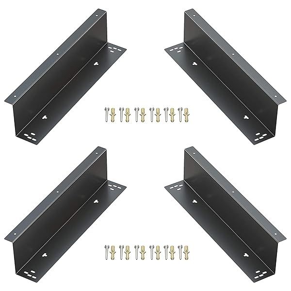 TidyFriend Cash Register Stand Brackets, 16 in Cash Drawer Under Counter Mount Brackets, Heavy Duty Steel Mounting Brackets for Square Cash Drawer,