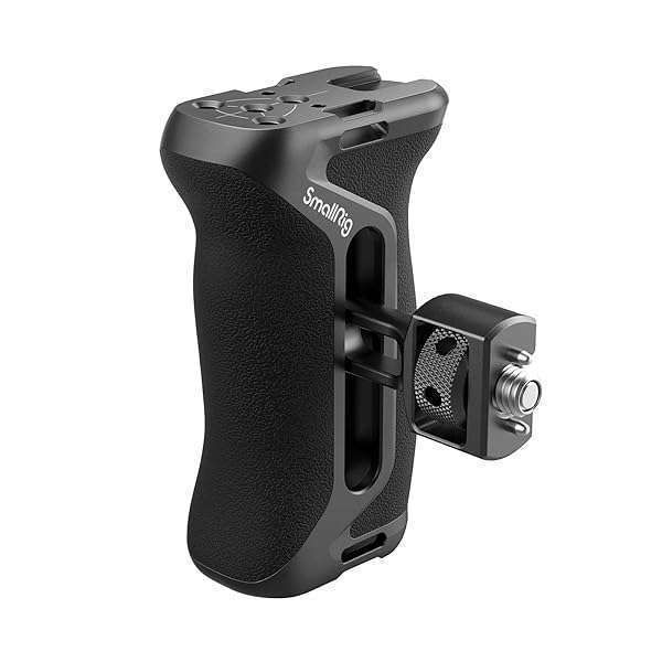 SmallRig 4346 Side Handle: Ergonomic Handgrip with Adjustable Mounting Points for DSLR & Camera Stability