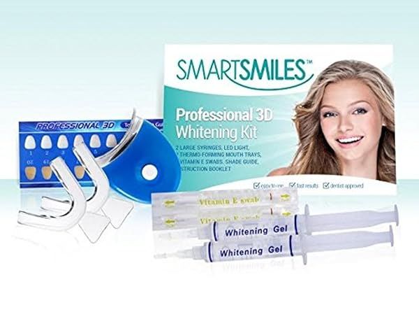 SmartSmiles Professional 3D Teeth Whitening Kit Complete At Home Whitening Solution for Bright Smiles