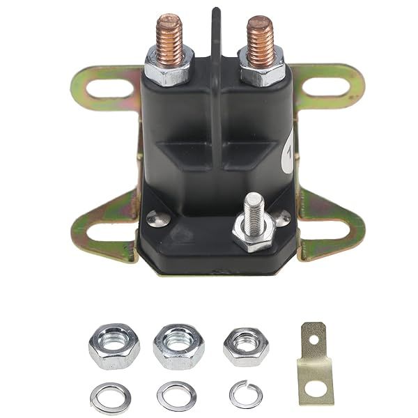 Solarhome 12V 3 Pole Solenoid Starter Compatible with Ariens MTD Cub Cadet Hustler Bad Boy Models