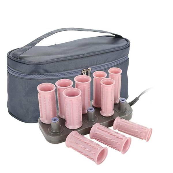 Get Gorgeous Curls: Sonew Professional Electric Heated Roller Set for All Hair Lengths - 10 Rollers & Carrying Bag Included!