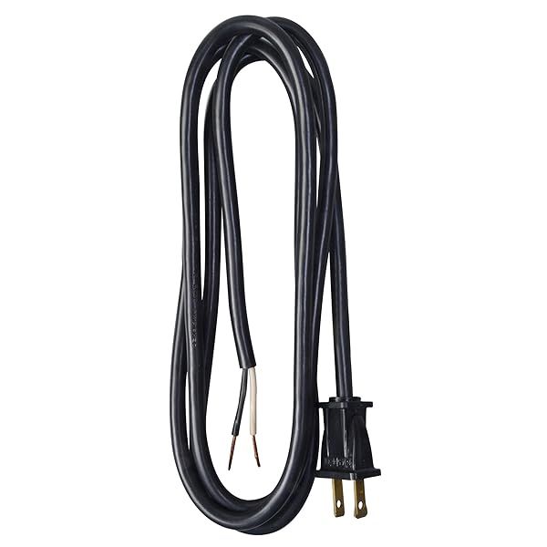 Southwire 9702SW8808 16/2 SJTW 6-Foot Black Power Cord Replacement - Durable & Reliable