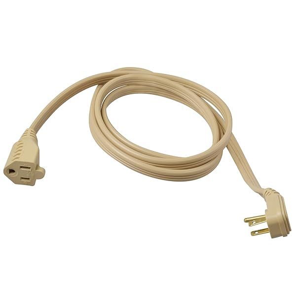Southwire 6ft Medium Duty Extension Cord - 14 Gauge, 3 Conductor, Beige for General Use Appliances