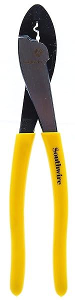 Southwire TCC9D 9-Inch Terminal Crimper/Cutter: Durable Tool with Comfortable Dipped Handles