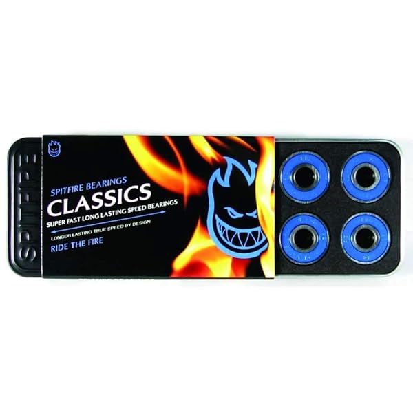 Spitfire Classic Skateboard Bearings - One Size Blue for Smooth Riding & Durability