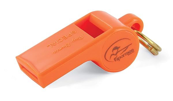 SportDOG Brand Roy Gonia Special Whistle Without Pea Easy to Blow Orange Hunting Dog Training Whistle