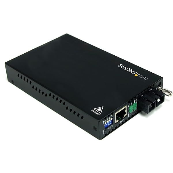 StarTech 10/100 Mbps Multi Mode Fiber Media Converter SC - 1.2 Miles, TAA Compliant (ET90110SC2)
