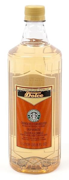 Starbucks Cinnamon Dolce Syrup (1-L): Elevate Your Coffee with Sweet Flavor!