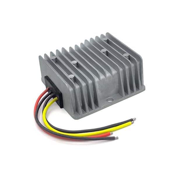 10A 120W DC to DC 18V 24V 36V 48V Step Down to 12V Converter Golf Cart Voltage Reducer Regulator Waterproof (Inputs 17V-55V to 12V 10A)