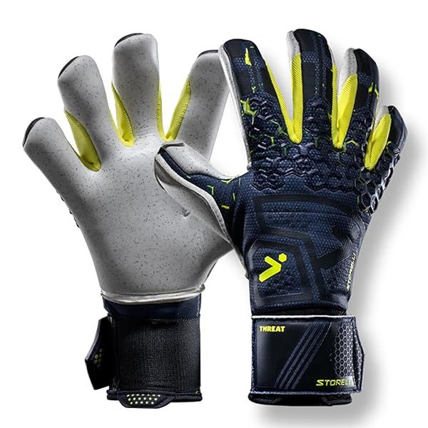 Storelli Silencer Threat Goalkeeper Gloves: Size 11, High-Impact Protection & Comfort