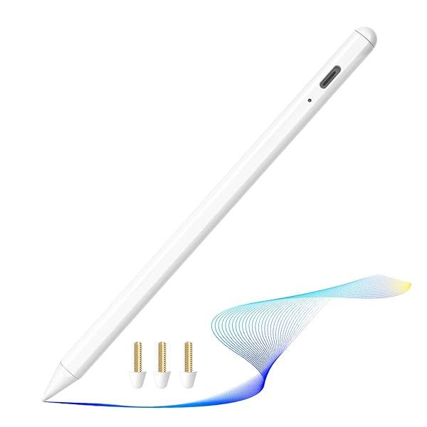 Stylus Pen for Apple iPad Pencil Compatible with iPad Pro Air Mini 6th 5th 4th 3rd Gen 2018 to 2025 A16 A17 M2 M3 M4 11 to 12.9 Inch