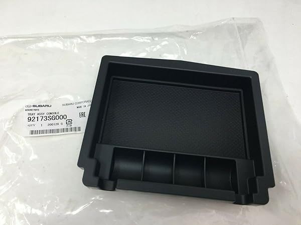 Subaru Center Console Tray 2014-2024 Forester and 2025 Forester Wilderness 92173SG000 Black Coin Genuine OEM