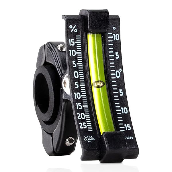 Sun Company CyclClimb: Accurate Bike Inclinometer & Handlebar Slope Meter for Trail Incline Measurement
