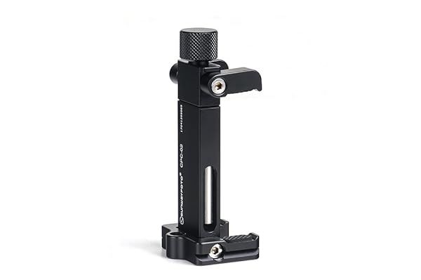 SunwayFoto CPC-02 Professional Mobile Phone Clamp Tripod Mount Arca Dovetail for Photography and Videography