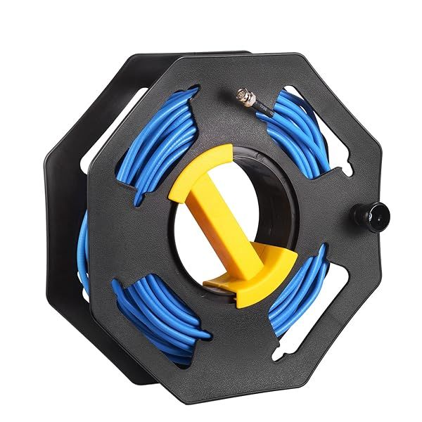 Superbat SDI Cable 150ft BNC Cable Belden 1694A + 3G 6G SDI Cable Spool for 3G-SDI 4K 6K SDI Recorder Camera Monitor Converter Router Audio Gateway