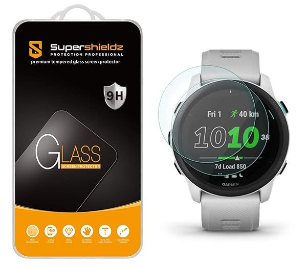 Supershieldz 2 Pack Tempered Glass Screen Protector for Garmin Forerunner 745 Anti Scratch Bubble Free Protection