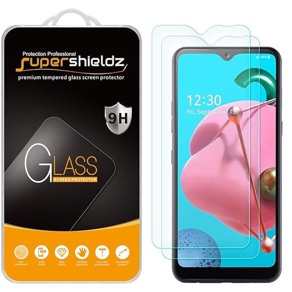 Supershieldz 2 Pack Tempered Glass Screen Protector for LG Reflect Anti Scratch Bubble Free