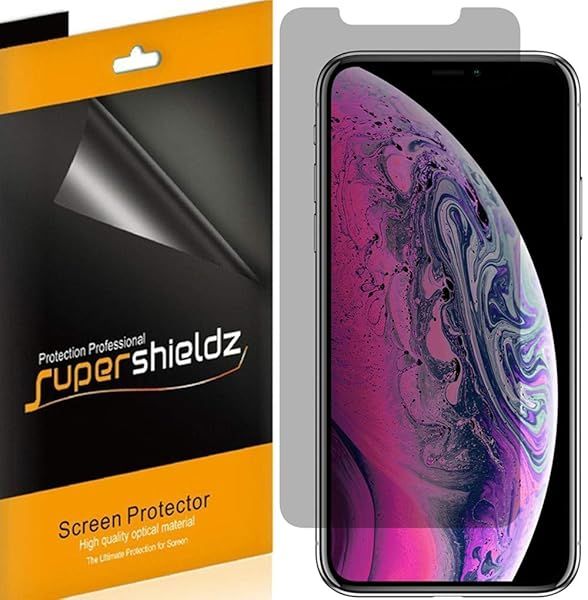 Supershieldz Privacy Anti Spy Screen Protector 2 Pack for Apple iPhone 11 Pro Max and iPhone XS Max 65 inch