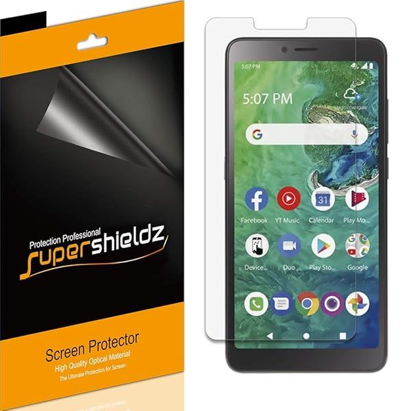 Supershieldz 6 Pack Screen Protector for Alcatel TCL A2 A507DL High Definition Clear Shield