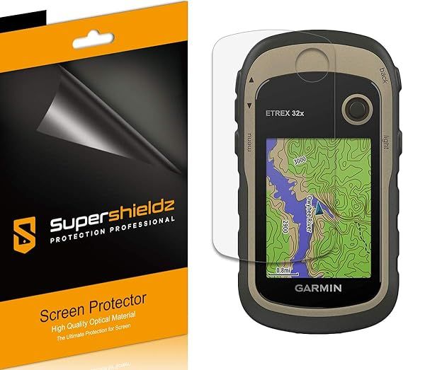 Supershieldz 6 Pack Screen Protector for Garmin eTrex 10 20 20x 22x 30 30x 32x High Definition Clear Shield PET