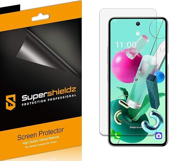 Supershieldz 6 Pack Screen Protector for LG K92 5G High Definition Clear Shield PET