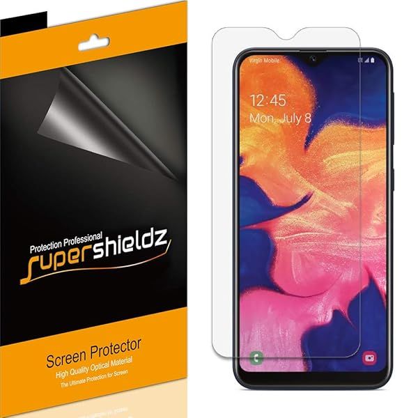 Supershieldz 6 Pack Screen Protector for Samsung Galaxy A10e 0.23mm High Definition Clear Shield PET