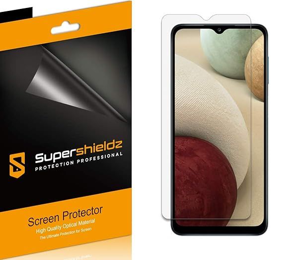 Supershieldz 6 Pack Screen Protector for Samsung Galaxy A13 5G A13 LTE A12 Anti Glare Anti Fingerprint Matte Shield